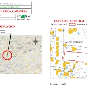 Plan Situation - Nîmes